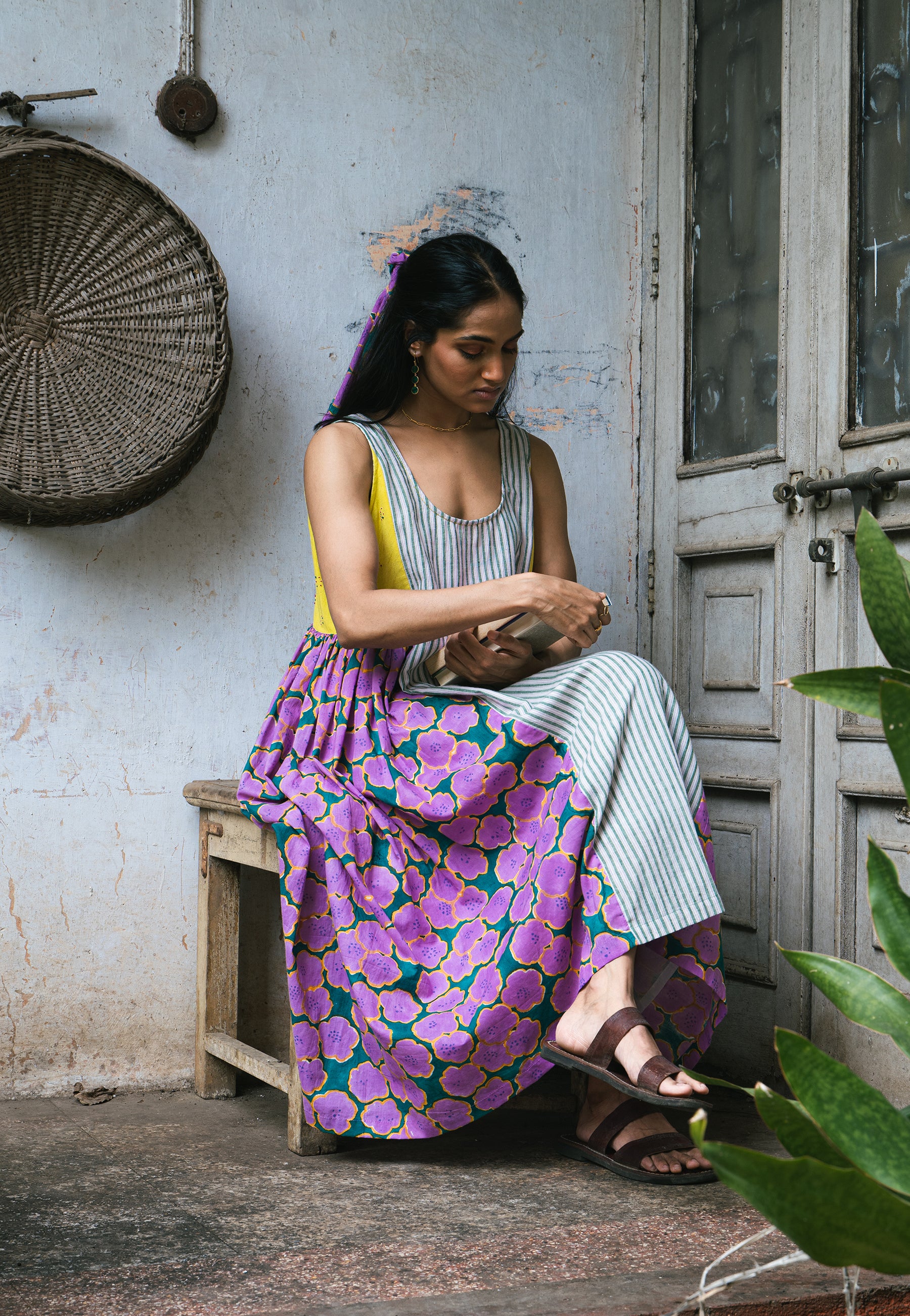 Blooming Patchwork Dress DRESSES IKKIVI