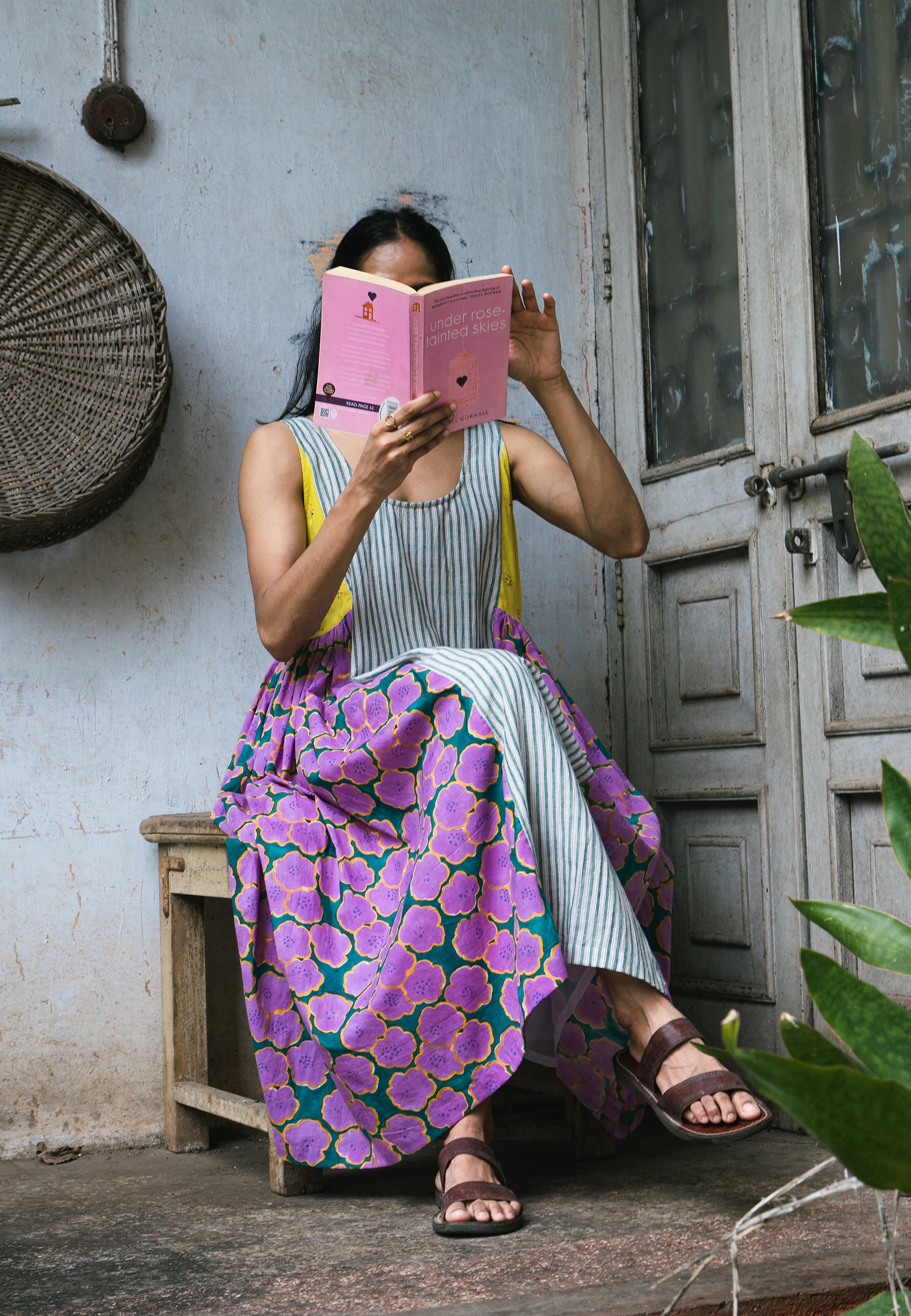 Blooming Patchwork Dress DRESSES IKKIVI