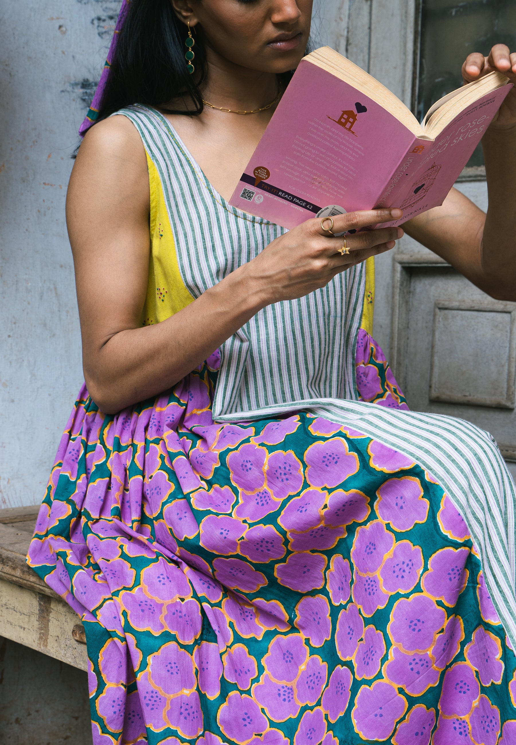 Blooming Patchwork Dress DRESSES IKKIVI