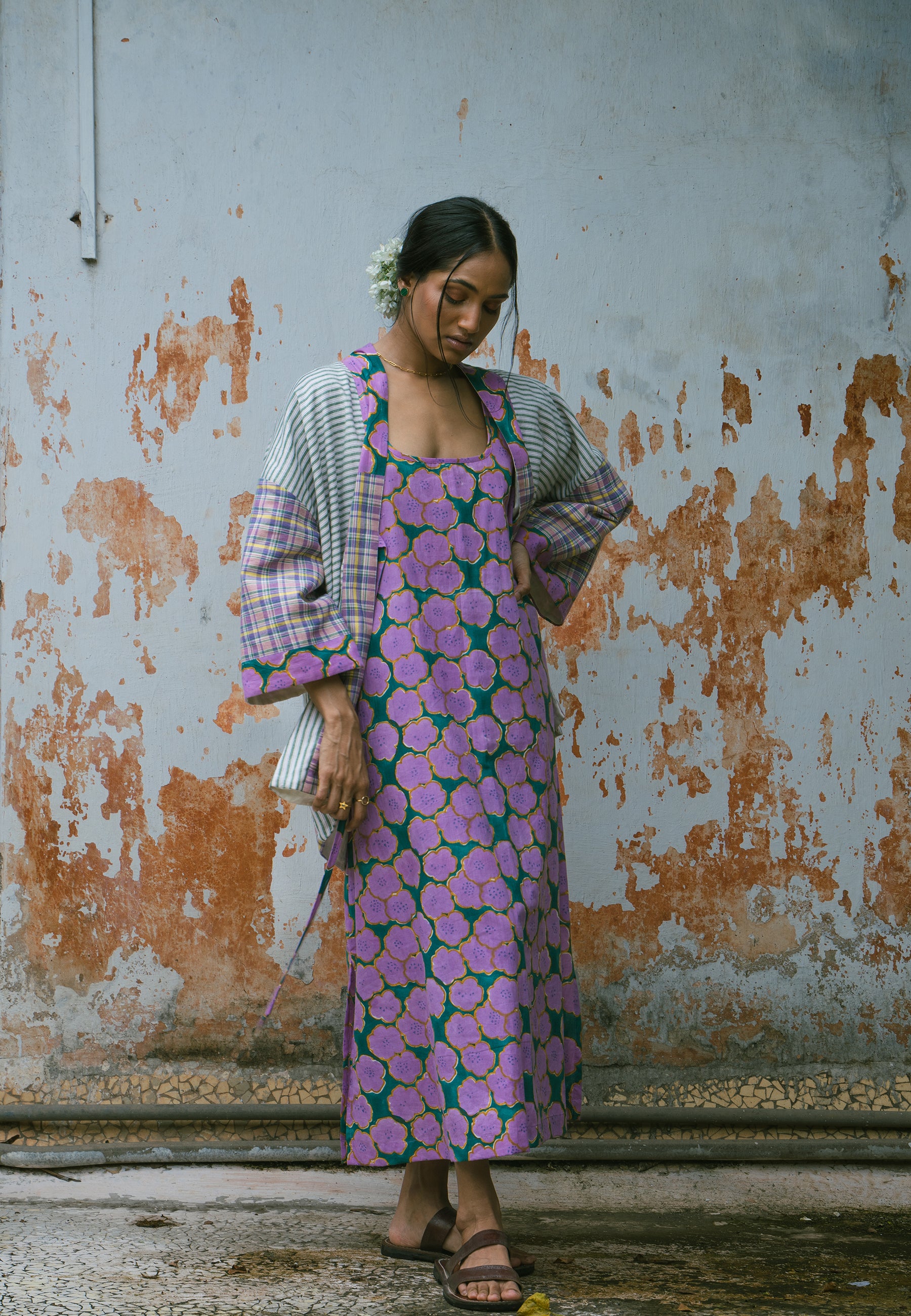 Clover Slip Dress DRESSES IKKIVI