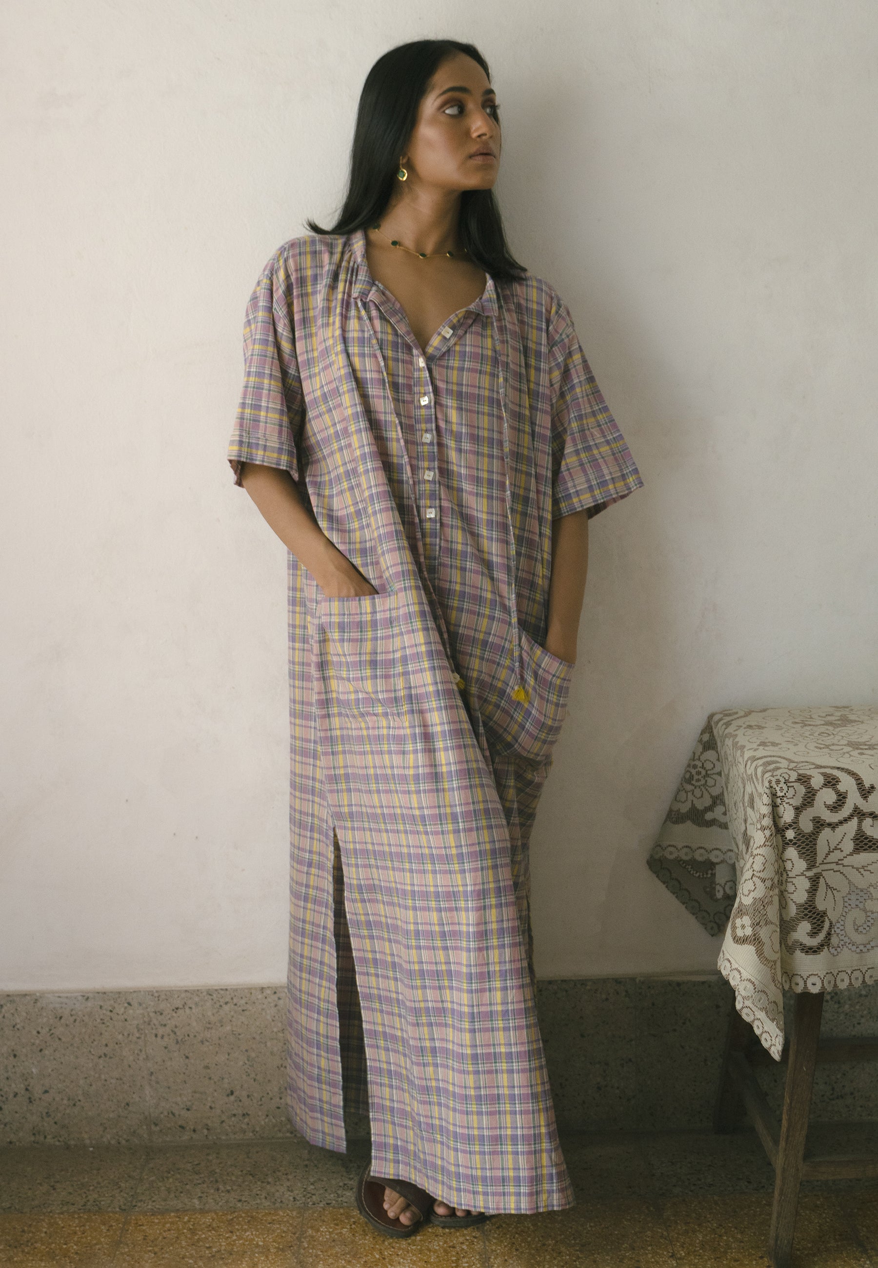 Meadow Long Tunic Dress DRESSES IKKIVI