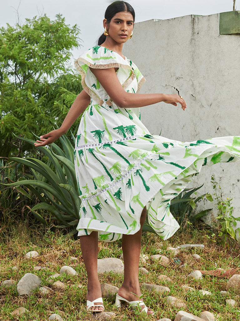 Coast Tier Dress DRESSES Khajoor   