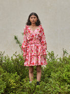 Le Blush Ruffle Dress DRESSES Khajoor   