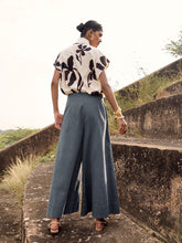 Load image into Gallery viewer, Blue Tail Trouser BOTTOMS KHARA KAPAS   
