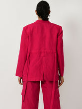 Load image into Gallery viewer, Viva Magenta Linen Jacket JACKETS Rias Jaipur   
