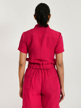 Load image into Gallery viewer, Viva Magenta Crop Top TOPS Rias Jaipur   
