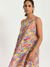 Load image into Gallery viewer, Scribble Handblock Dress DRESSES Rias Jaipur   
