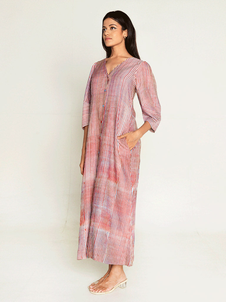 Plosky Cloud Shirt Dress DRESSES Rias Jaipur