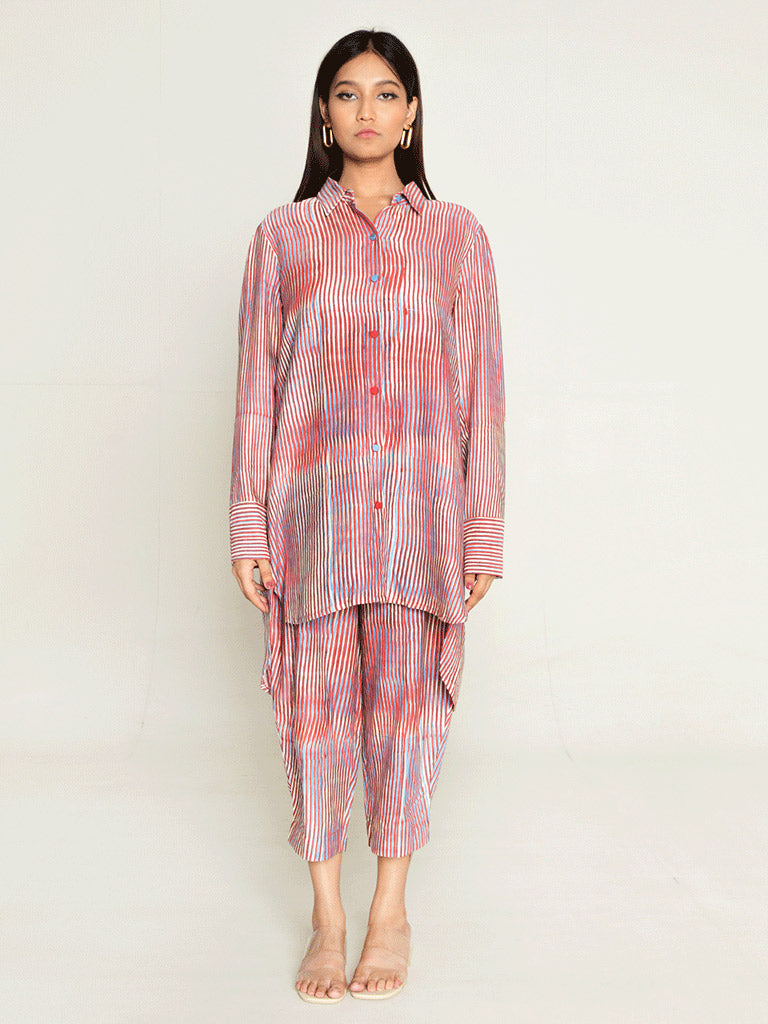 Plosky Cloud Shirt & Culottes Co-ord Set SETS Rias Jaipur