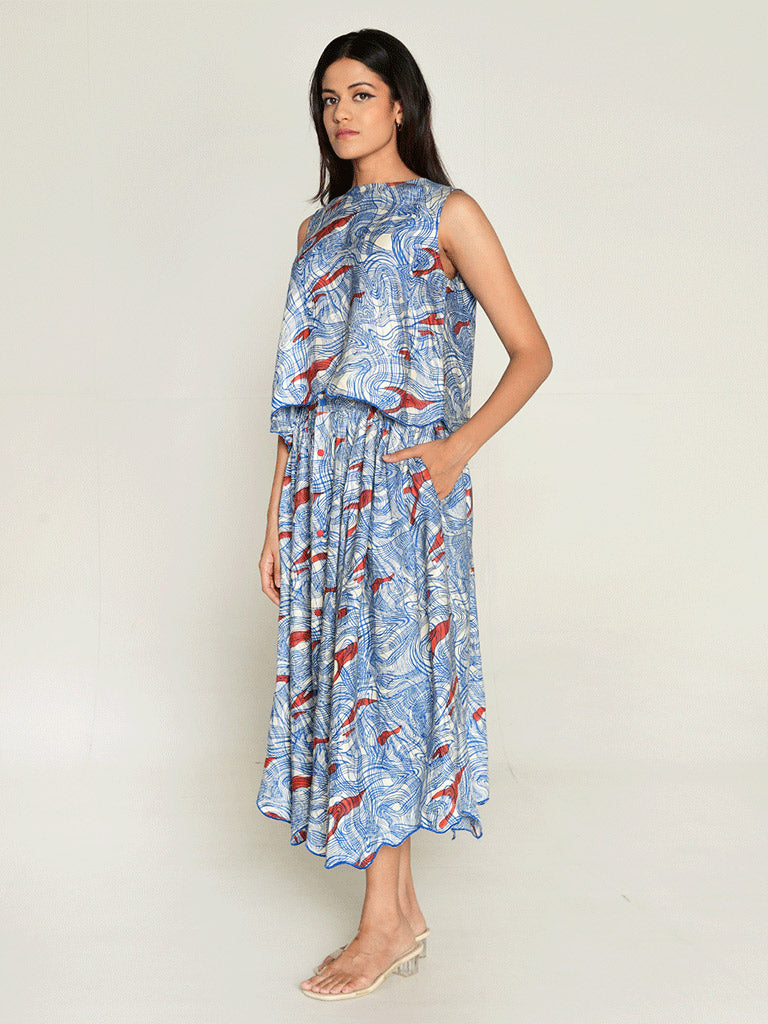 Ponzo Top & Skirt Co-ord Set SETS Rias Jaipur