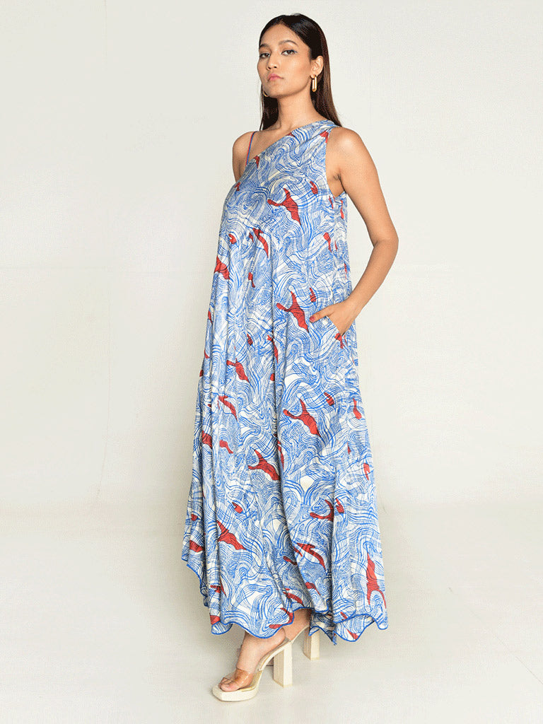Ponzo One Shoulder Maxi DRESSES Rias Jaipur