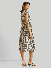 Load image into Gallery viewer, Deep Maze V-Neck Gathered Dress DRESSES Reistor   
