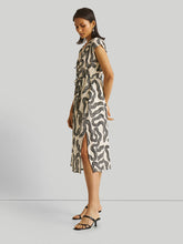 Load image into Gallery viewer, Deep Maze V-Neck Gathered Dress DRESSES Reistor   
