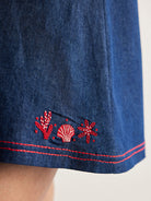 Deep Blue Denim Dress DRESSES SUI