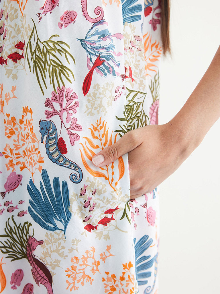 Deep Sea Halter Dress DRESSES SUI