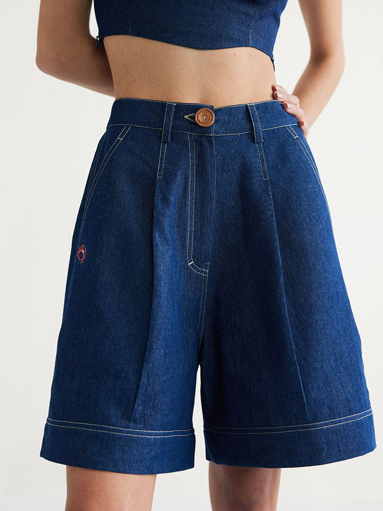 Deepwater Denim Shorts BOTTOMS SUI