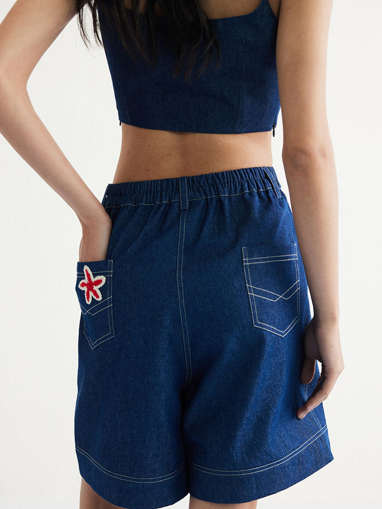 Deepwater Denim Shorts BOTTOMS SUI