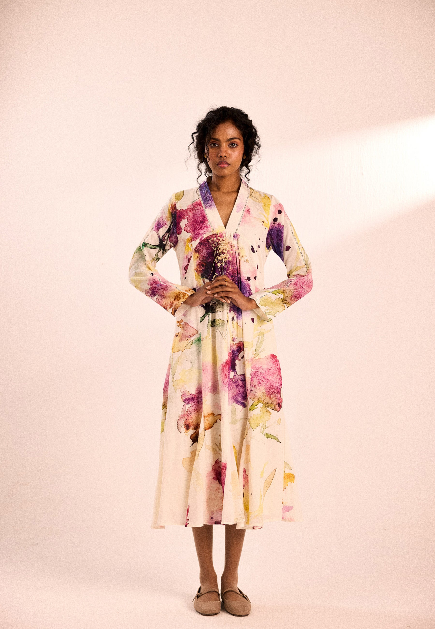 English Garden Dress DRESSES KHARA KAPAS