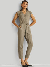 Load image into Gallery viewer, Evening Chai Green Jumpsuit JUMPSUITS Reistor   
