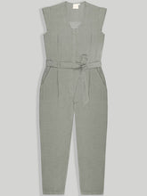 Load image into Gallery viewer, Evening Chai Green Jumpsuit JUMPSUITS Reistor   
