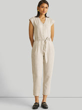 Load image into Gallery viewer, Evening Chai Ecru Jumpsuit JUMPSUITS Reistor   
