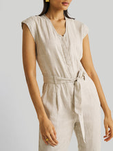 Load image into Gallery viewer, Evening Chai Ecru Jumpsuit JUMPSUITS Reistor   
