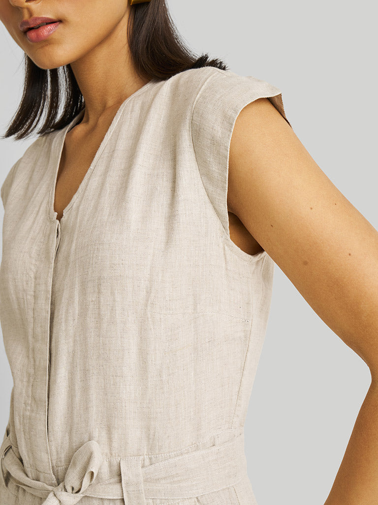 Evening Chai Ecru Jumpsuit JUMPSUITS Reistor   