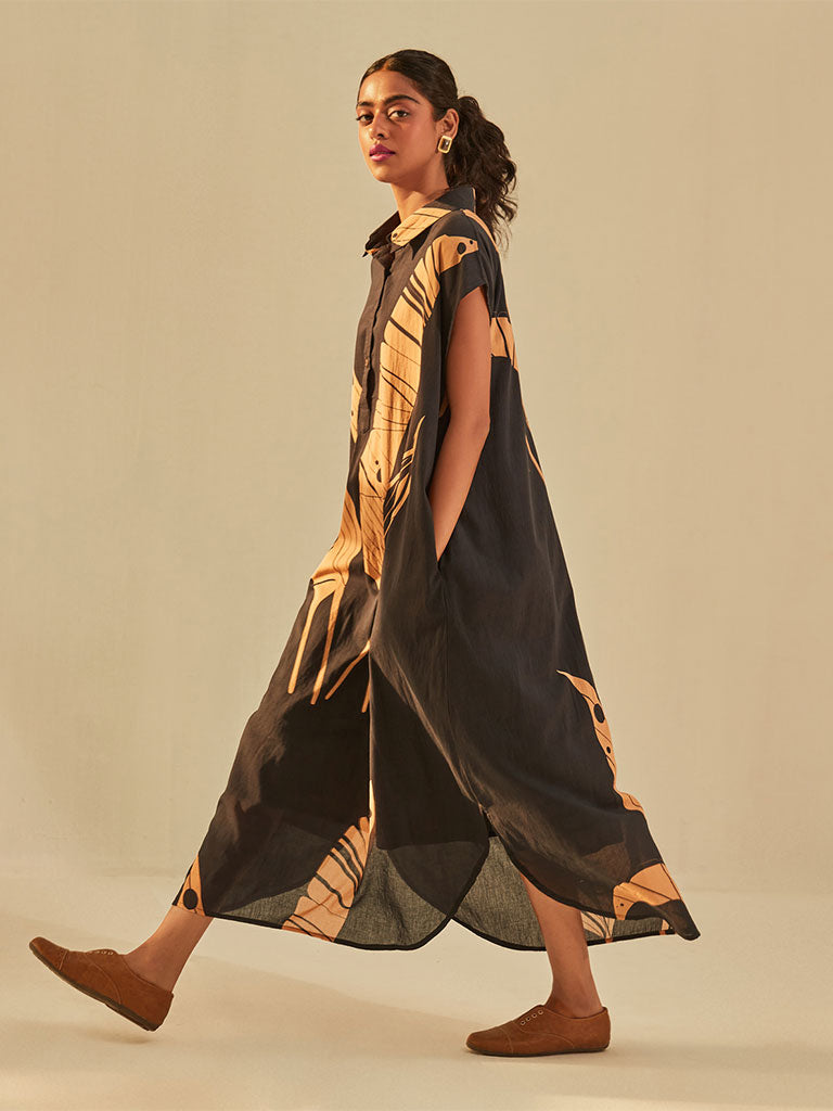 Black Paradise Dress DRESSES KHARA KAPAS   