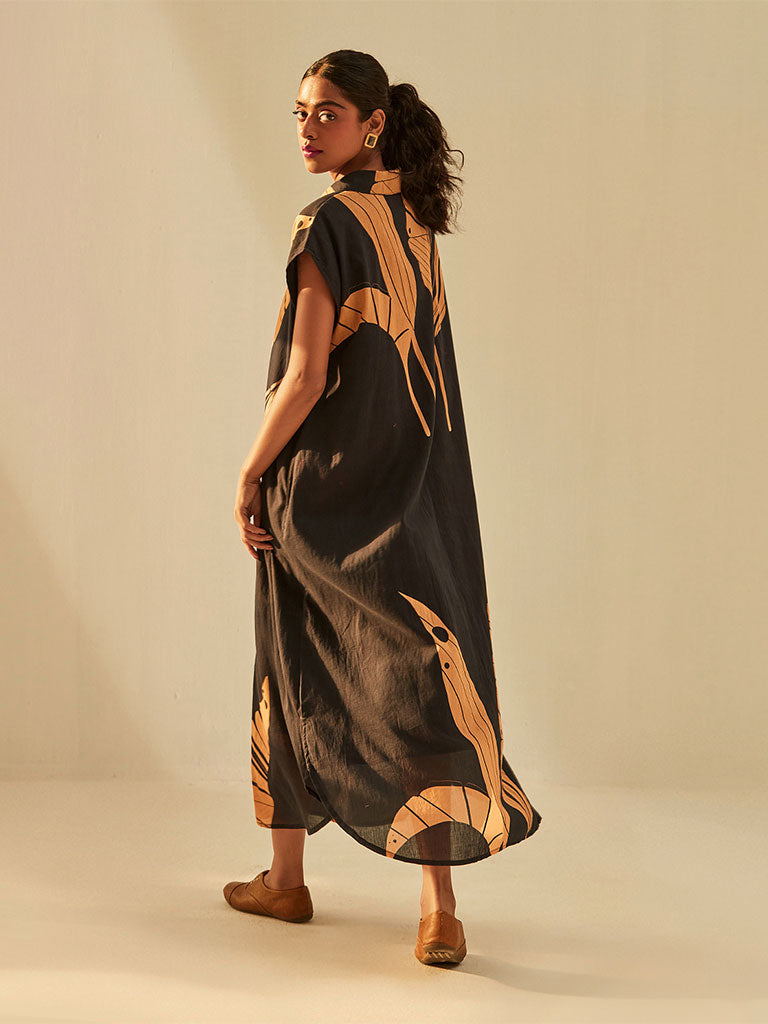 Black Paradise Dress DRESSES KHARA KAPAS   