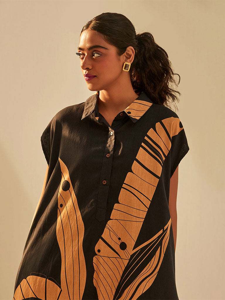 Black Paradise Dress DRESSES KHARA KAPAS   