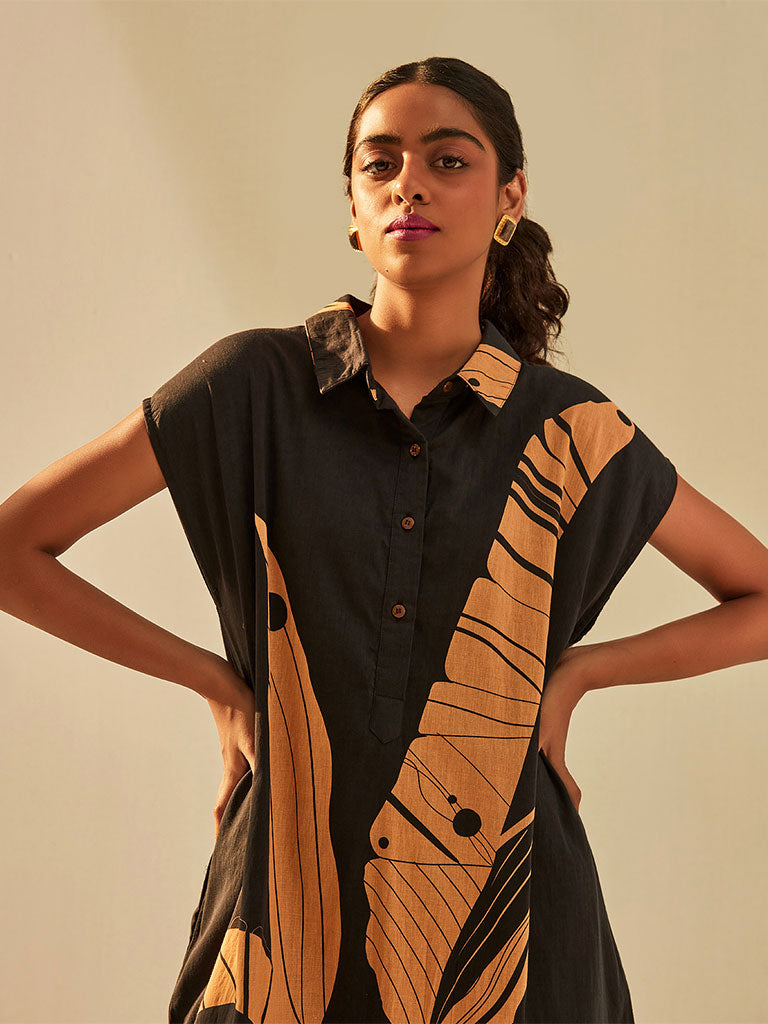 Black Paradise Dress DRESSES KHARA KAPAS   