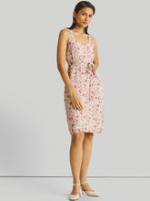 Load image into Gallery viewer, Fitted Knee Length Printed Dress DRESSES Reistor   
