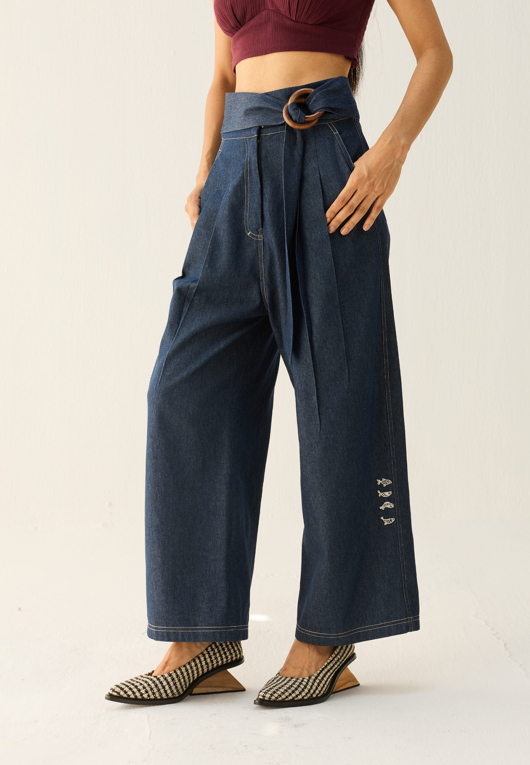 Flow Free Sustainable Denim Jeans BOTTOMS SUI