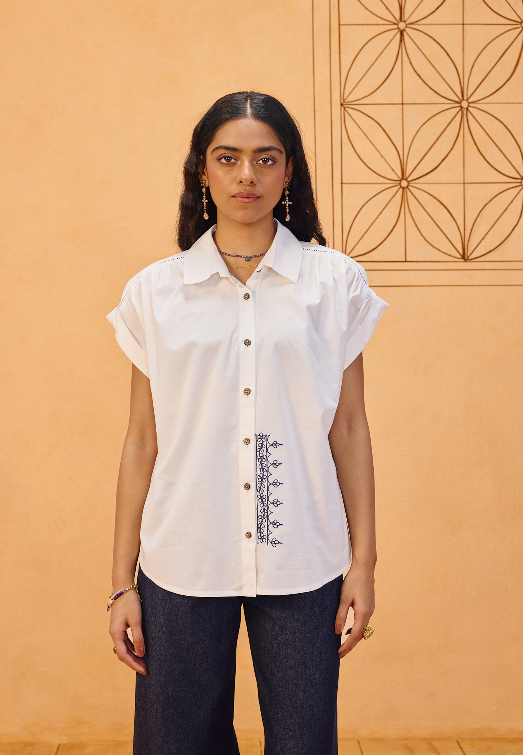 Garden Gate Organic Cotton Shirt TOPS SUI