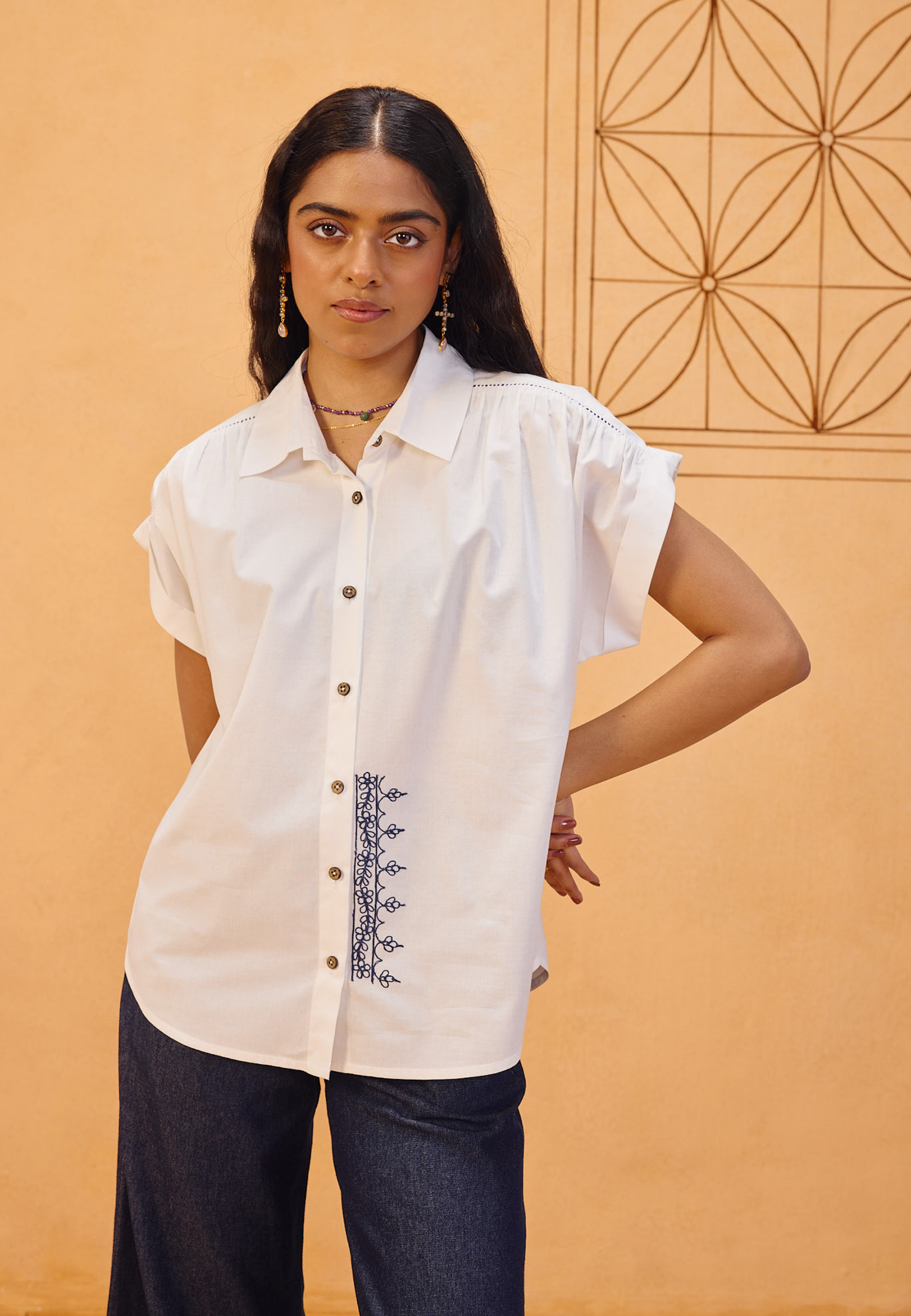 Garden Gate Organic Cotton Shirt TOPS SUI