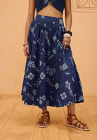 Garden Of Harmony Organic Cotton Maxi Skirt BOTTOMS SUI