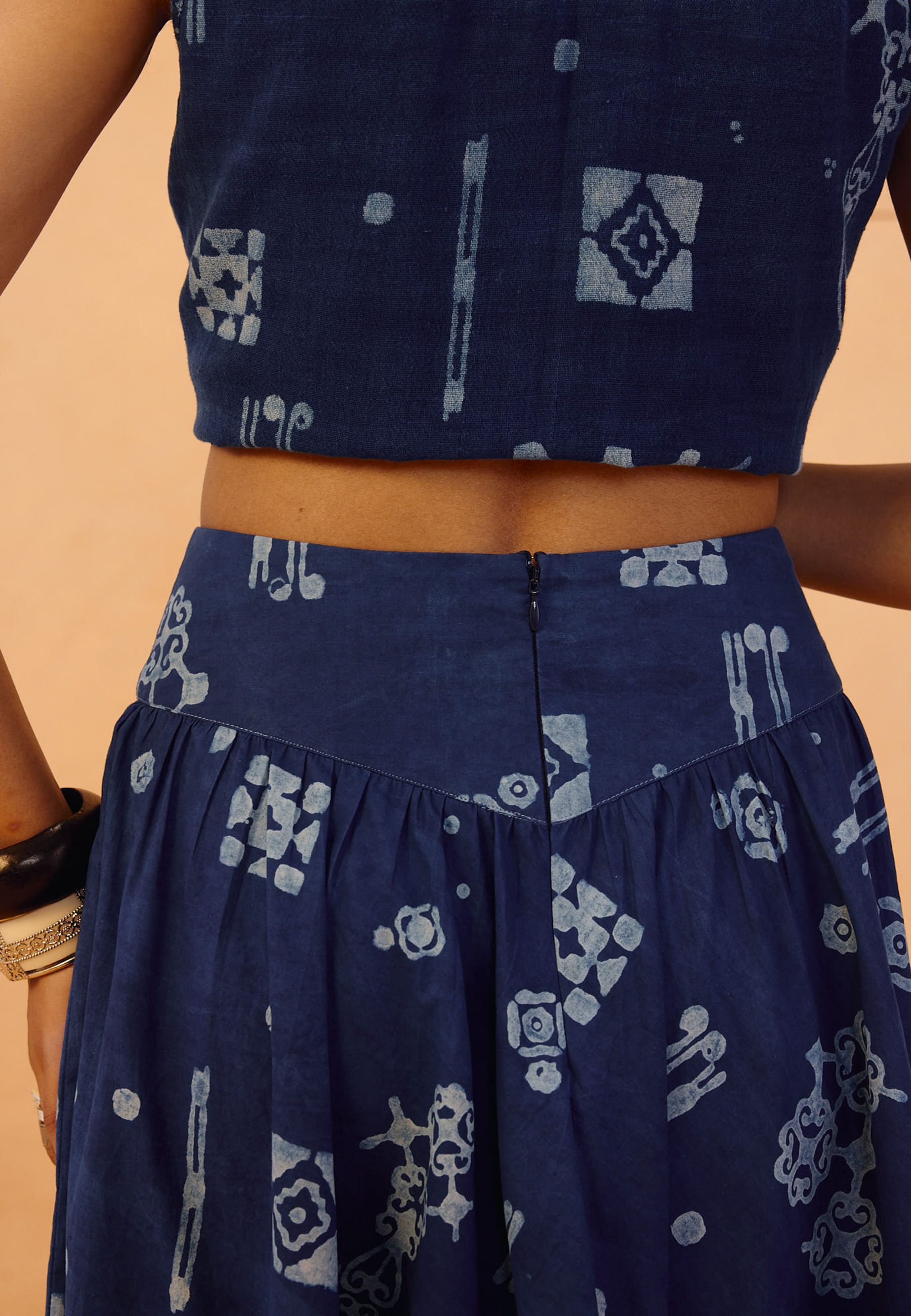 Garden Of Harmony Organic Cotton Maxi Skirt BOTTOMS SUI