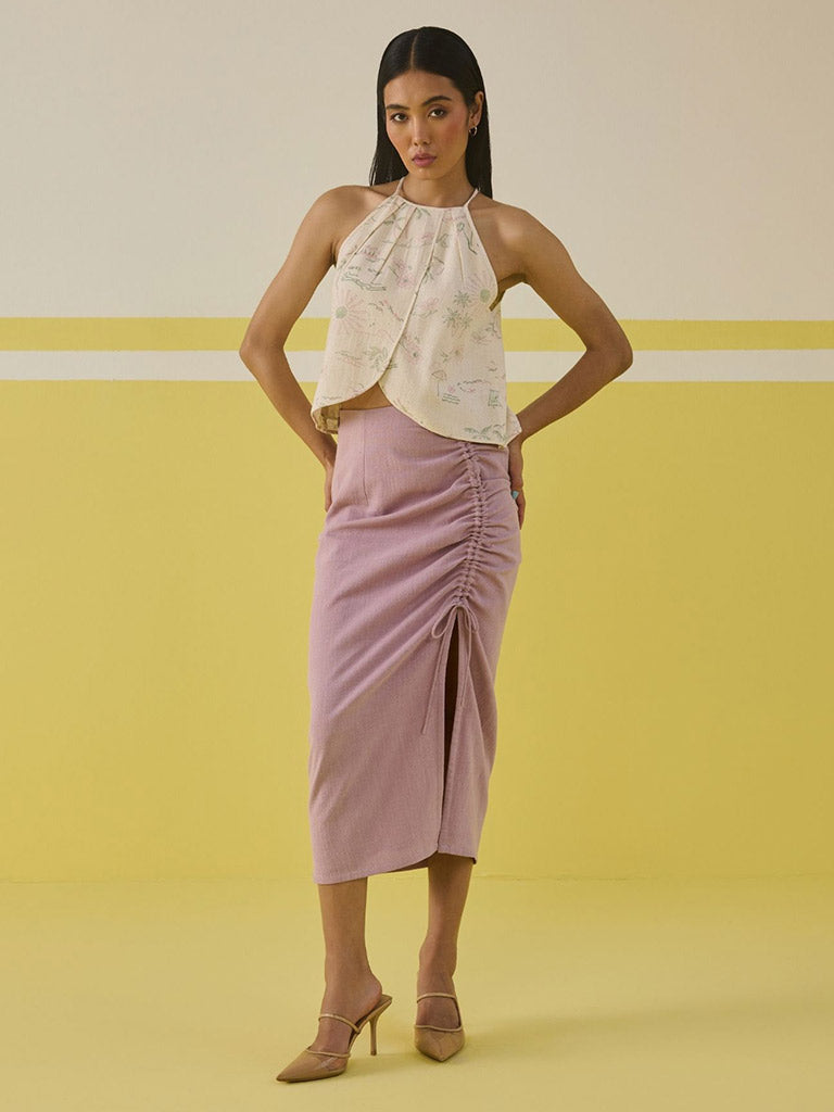 Garden Of Joy Halter Neck Top TOPS SUI
