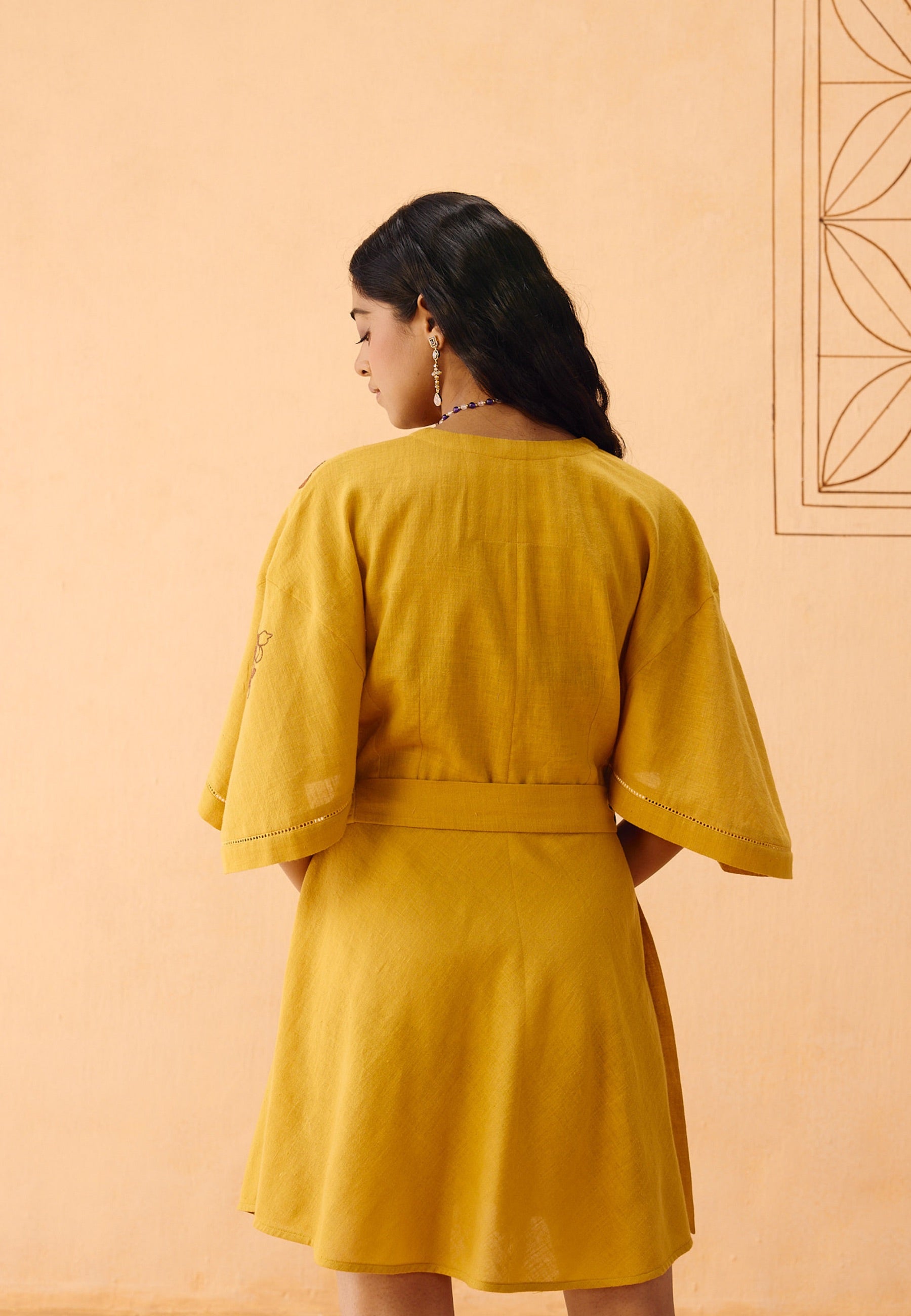 Glowing Garden Wrap Dress DRESSES SUI