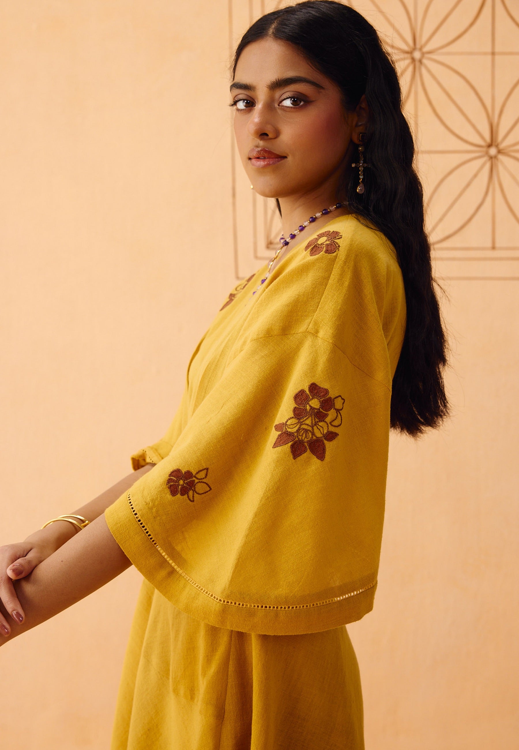 Glowing Garden Wrap Dress DRESSES SUI