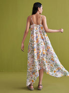 Golden Garden Lyocell Maxi Dress DRESSES SUI   
