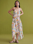 Golden Garden Lyocell Maxi Dress DRESSES SUI   