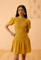 Golden Glow Kala Cotton Dress DRESSES SUI