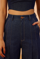 Heirloom Sustainable Denim Pleated Jeans BOTTOMS SUI
