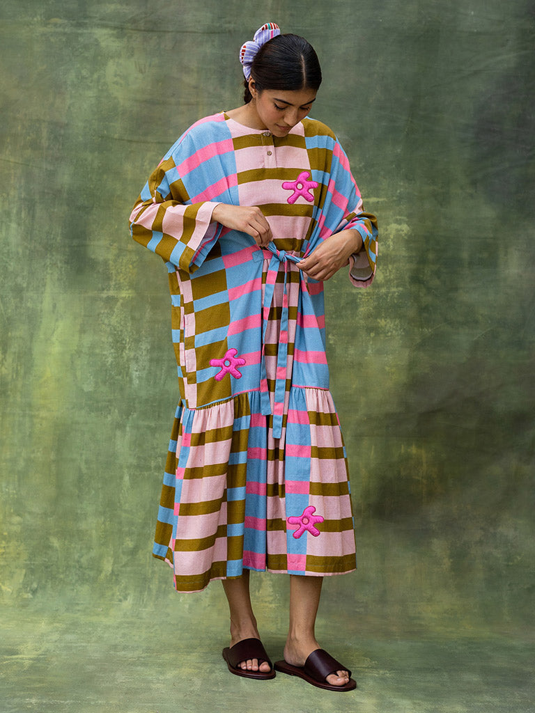 Edith Striped Dress DRESSES Doodlage