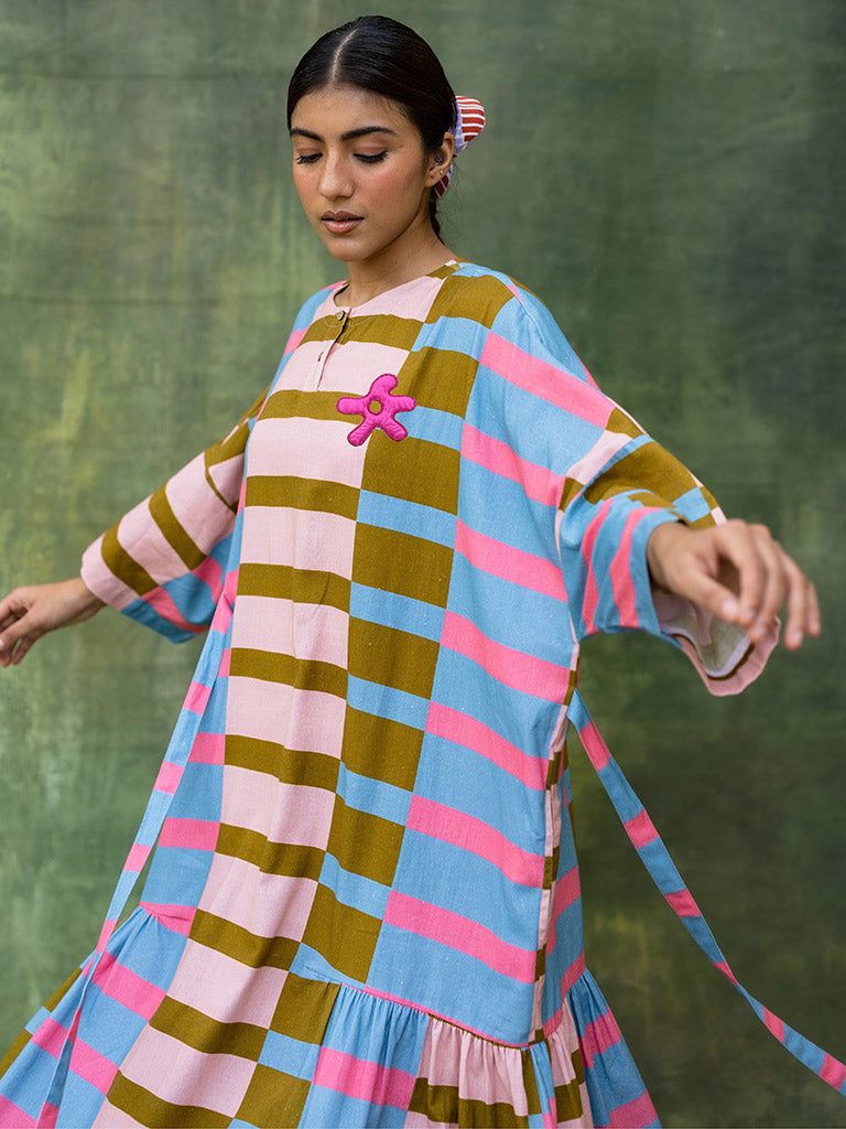 Edith Striped Dress DRESSES Doodlage