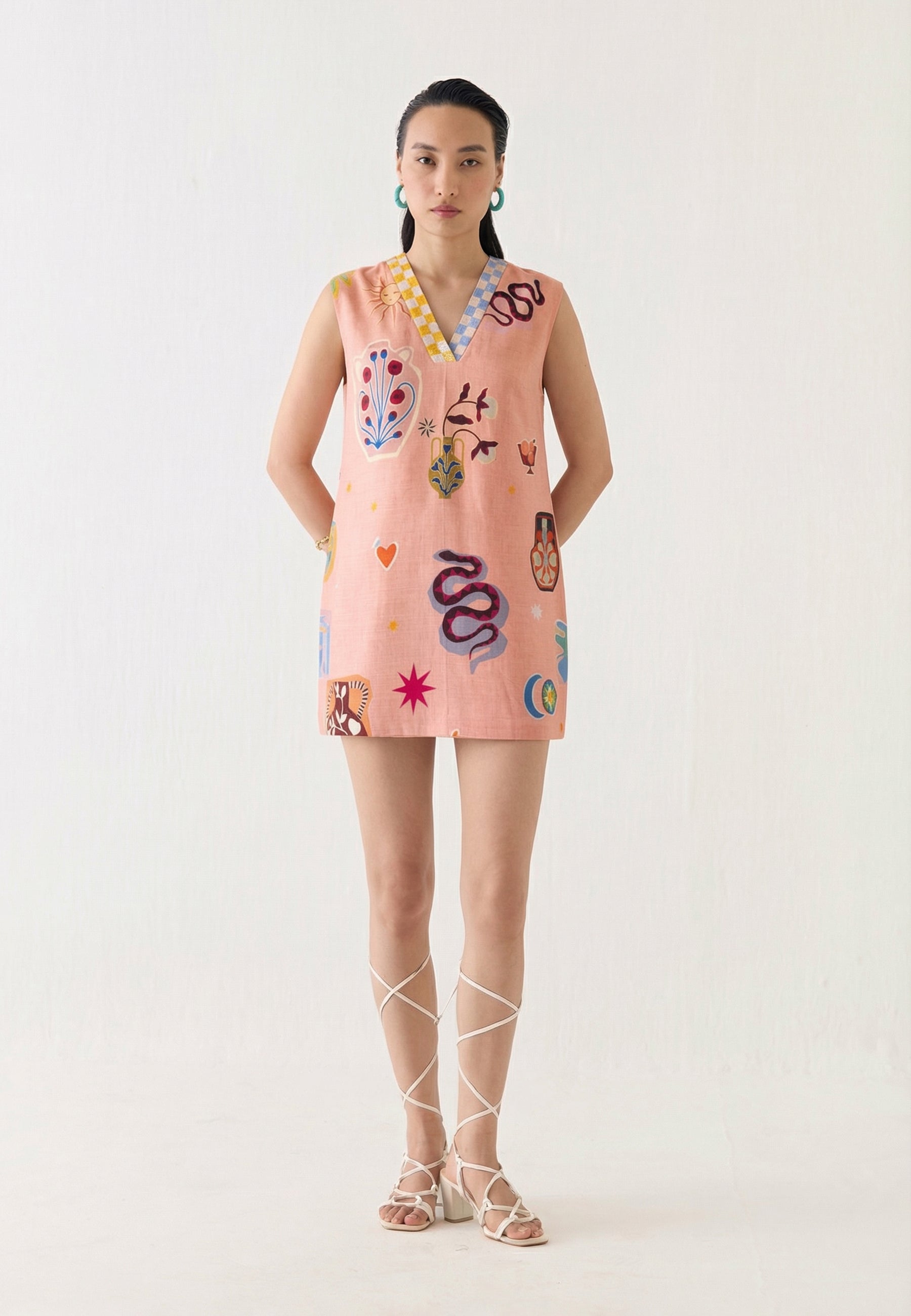 Pottery Short Dress DRESSES IKKIVI