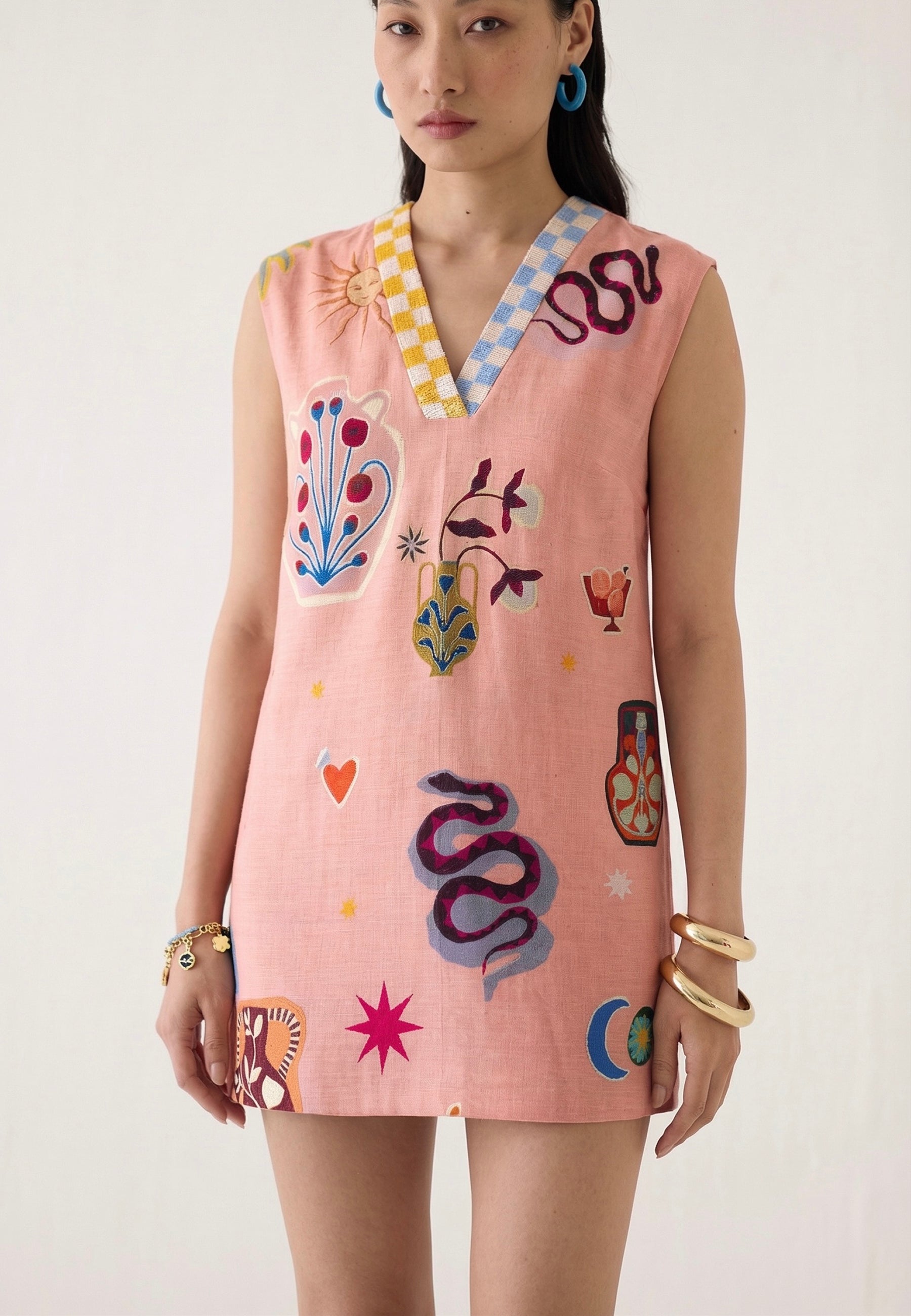 Pottery Short Dress DRESSES IKKIVI