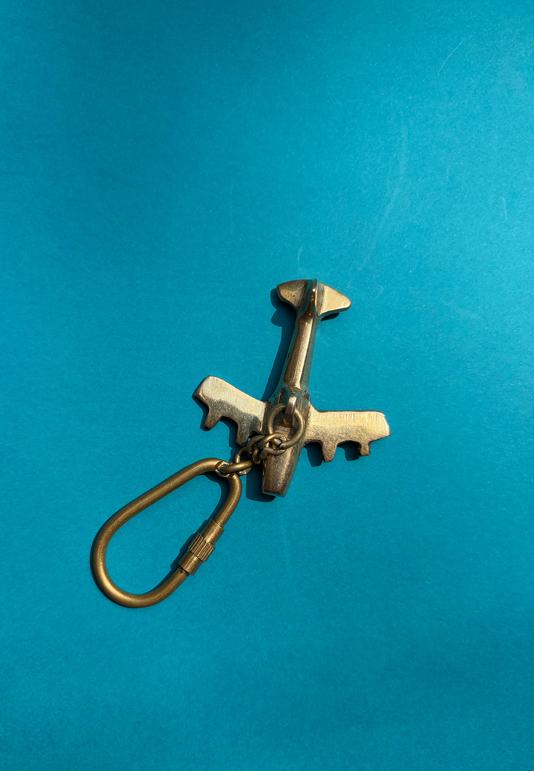 Fly Away Brass Keychain ACCESSORIES IKKIVI