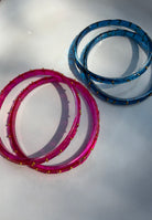 Arm Candy Pink & Blue Bangle Set ACCESSORIES IKKIVI